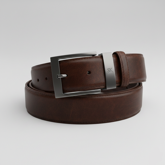 SK brown duo belt